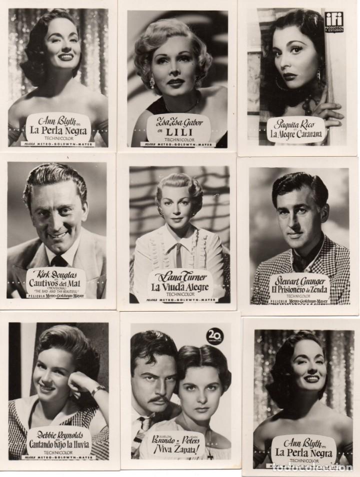 Cinema: Lote de CROMOS PUBLICIDAD INFONAL ROLLFILM + 2 calendarios