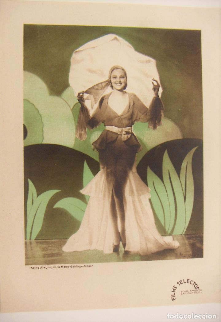 Cinema: FILMS SELECTOS. SUPLEMENTO ART&Iacute;STICO ASTRID ALYNN N&ordm; 66 1932