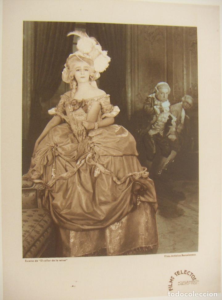 Cinema: FILMS SELECTOS. SUPLEMENTO ART&Iacute;STICO ESCENA DEL FILM EL COLLAR DE LA REINA N&ordm; 169 1934
