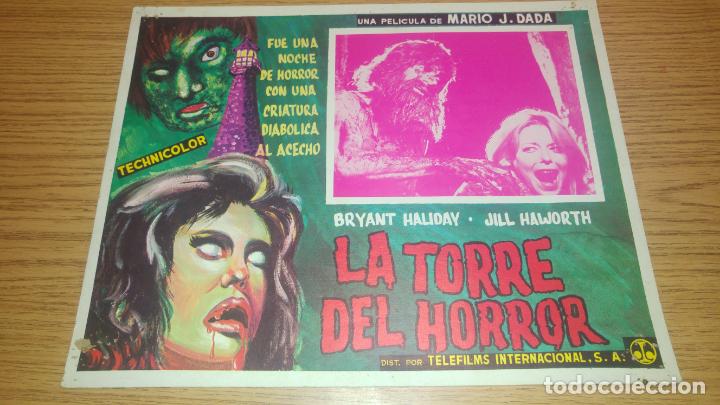 Cine: FOTOCROMO LOBBY MEXICANO. LA TORRE DEL HORROR