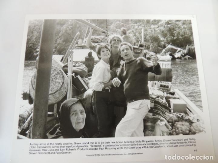 Cine: john cassavetes Molly Ringwald susan sarandon - foto b/n original - la tempestad tempest Shakespeare