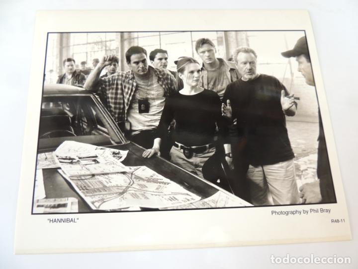 Cine: ridley scott - foto b/n original - filmmaker director hannibal julianne moore