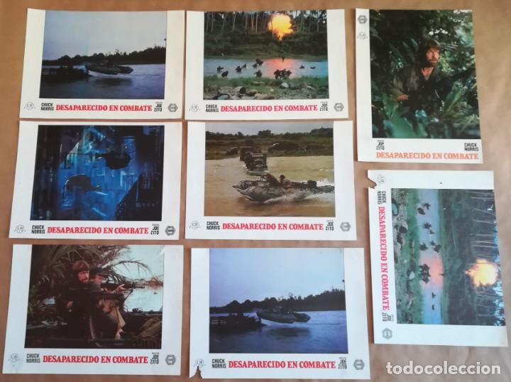 Cine: 6 FOTOCROMOS (M&Aacute;S DOS REPETIDOS) PEL&Iacute;CULA DESAPARECIDO EN COMBATE