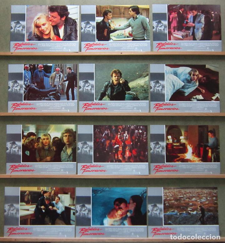 Cin&eacute;ma: QT35 REBELDES TEMERARIOS DARYL HANNAH AIDAN QUINN SET COMPLETO 12 FOTOCROMOS ORIGINAL ESTRENO