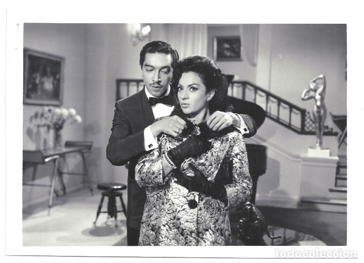 Cine: F29800 LOLA FLORES MARCO ANTONIO MU&Ntilde;IZ FOTO B/N ORIGINAL ESPA&Ntilde;OLA
