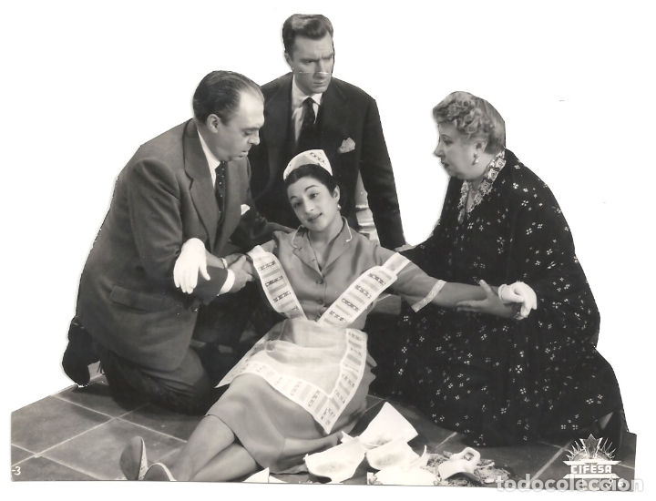 Cine: F29803 LOLA FLORES FERNANDO FERNAN GOMEZ MORENA CLARA FOTO B/N ORIGINAL ESPA&Ntilde;OLA