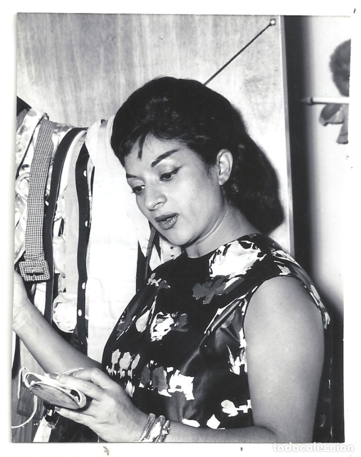 Cine: F29805 LOLA FLORES FOTO B/N ORIGINAL PRENSA FOTOGRAFO MONTOYA