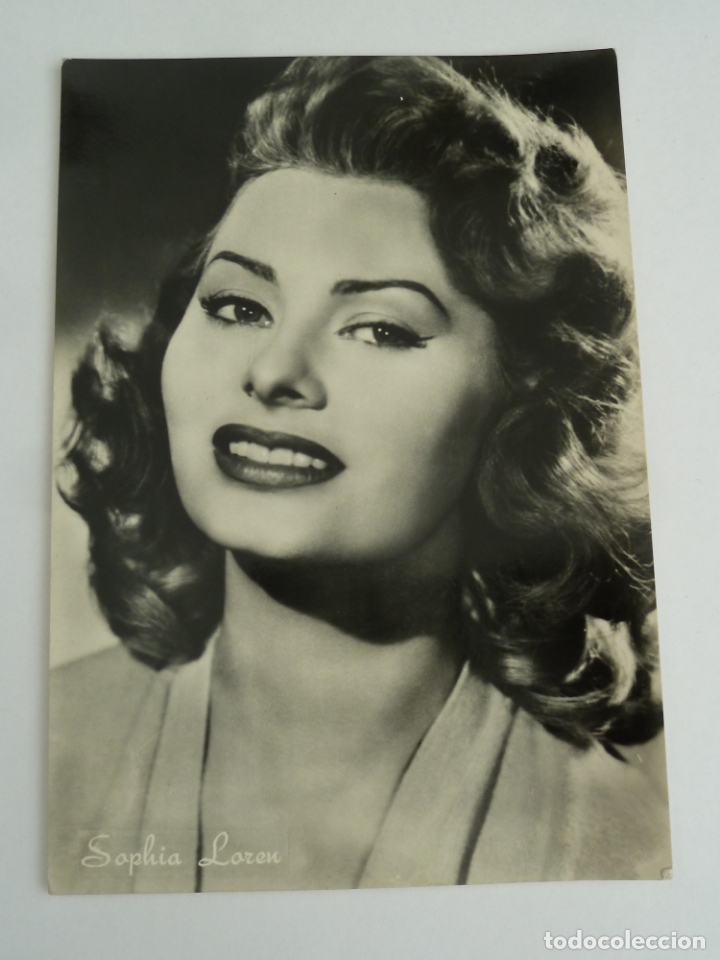 Cine: sofia loren postal original antigua perfecto estado