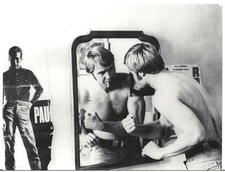Kino: F29972 JOHN VOIGHT COWBOY DE MEDIANOCHE FOTO B/N ORIGINAL ESPA&Ntilde;OLA