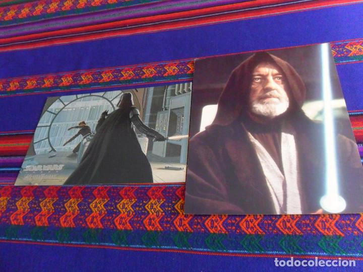 Cine: POSTAL STAR WARS LA GUERRA DE LAS GALAXIAS OBI WAN KENOBI 25X20 CMS. REGALO TOPPS MASTER VISIONS 28.