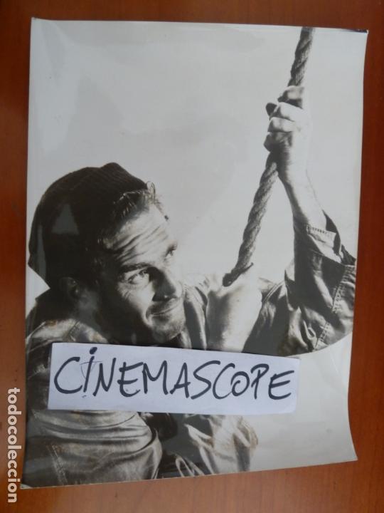 Cine: charlton heston foto original antigua