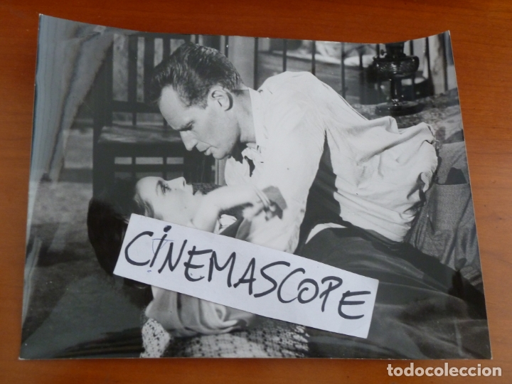 Cine: aventura en roma charlton heston foto original antigua