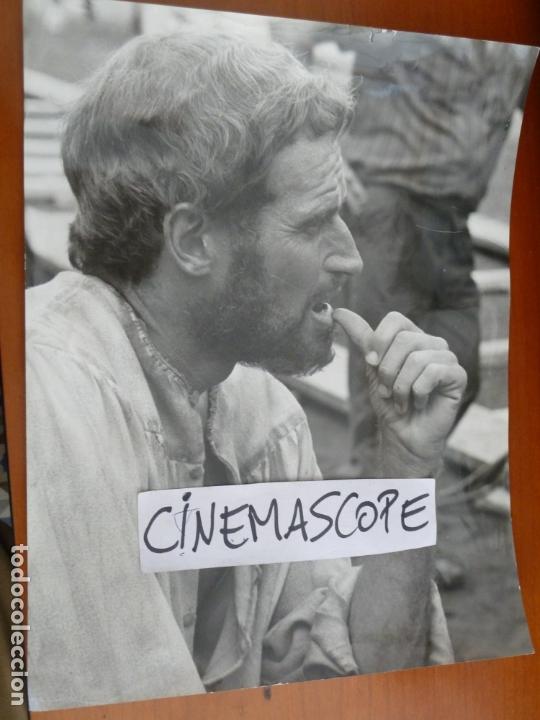 Cine: el tormento y el extasis charlton heston foto original antigua descanso rodaje