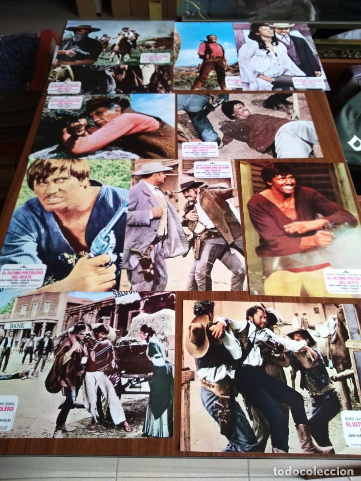 Cinema: EL ULTIMO PISTOLERO DEL OESTE -- 11 FOTOCROMOS ORIGINALES - GEORGE EASTMAN Y ANTHONY GHIDRA - 1980 -