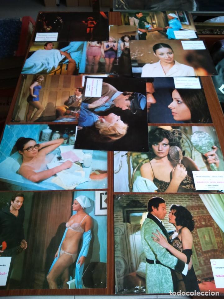 Cinema: MAURICIO, MON AMOUR -- 12 FOTOCROMOS ORIGINALES -- ARTURO FERNANDEZ Y AMPARO MU&Ntilde;OZ --