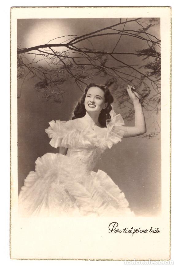 Cin&eacute;ma: Foto postal de Ann Blith. Fechada en 1947. Destino: Figueras