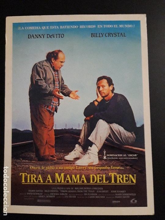 Cine: POSTAL DE LA PELICULA DE ** TIRA A MAMA DEL TREN . DANNY DEVITO ** A&Ntilde;O 1987