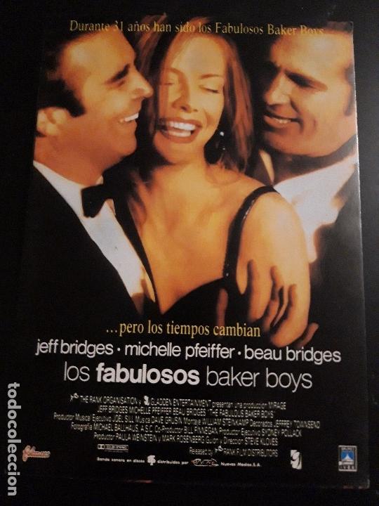 Cine: POSTAL DE LA PELICULA DE ** LOS FABULOSOS BAKER BOYS . MICHELLE PFEIFFER ** A&Ntilde;O 1990