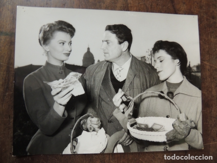 Cine: sofia loren raf vallone franca valeri - foto original b/n - el signo de venus Il segno di Venere