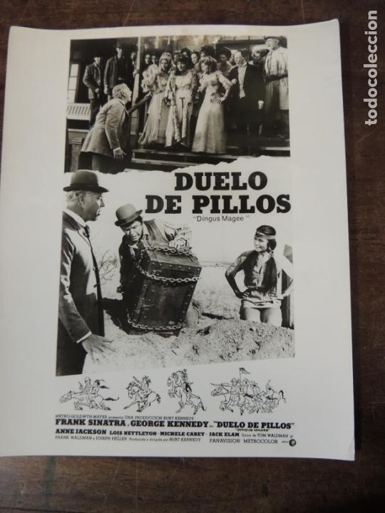 Cine: duelo de pillos - foto original b/n - frank sinatra george kennedy anne jackson