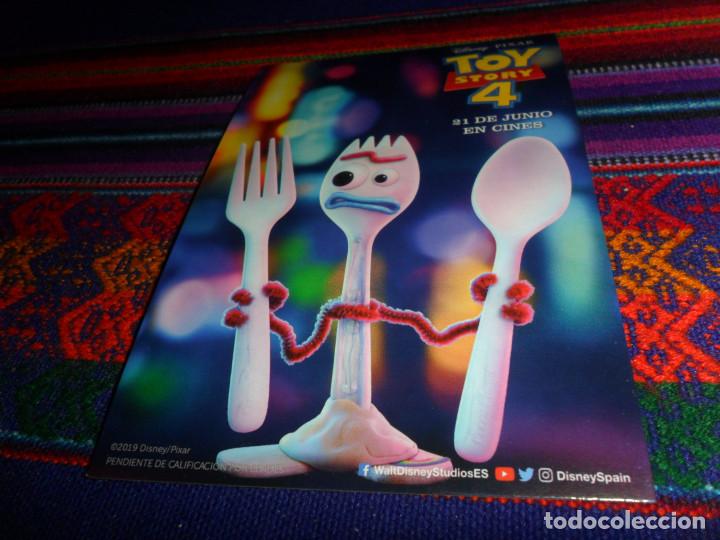 Cine: POSTAL SIN USO TOY STORY 4. DISNEY PIXAR.