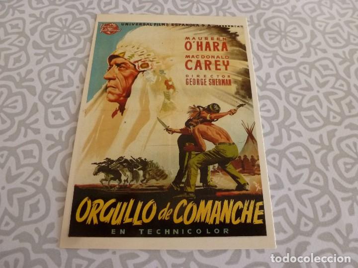 Cinema: FOTO-POSTAL CINE NO CIRCULADA- ORGULLO DE COMANCHE