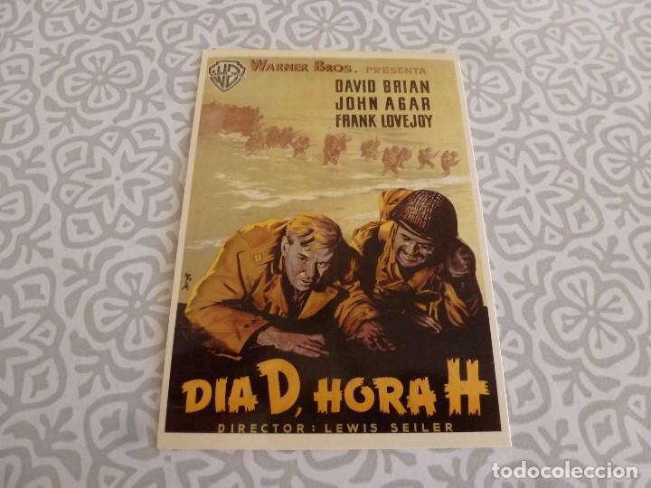 Cinema: FOTO-POSTAL CINE NO CIRCULADA- DIA D  HORA H