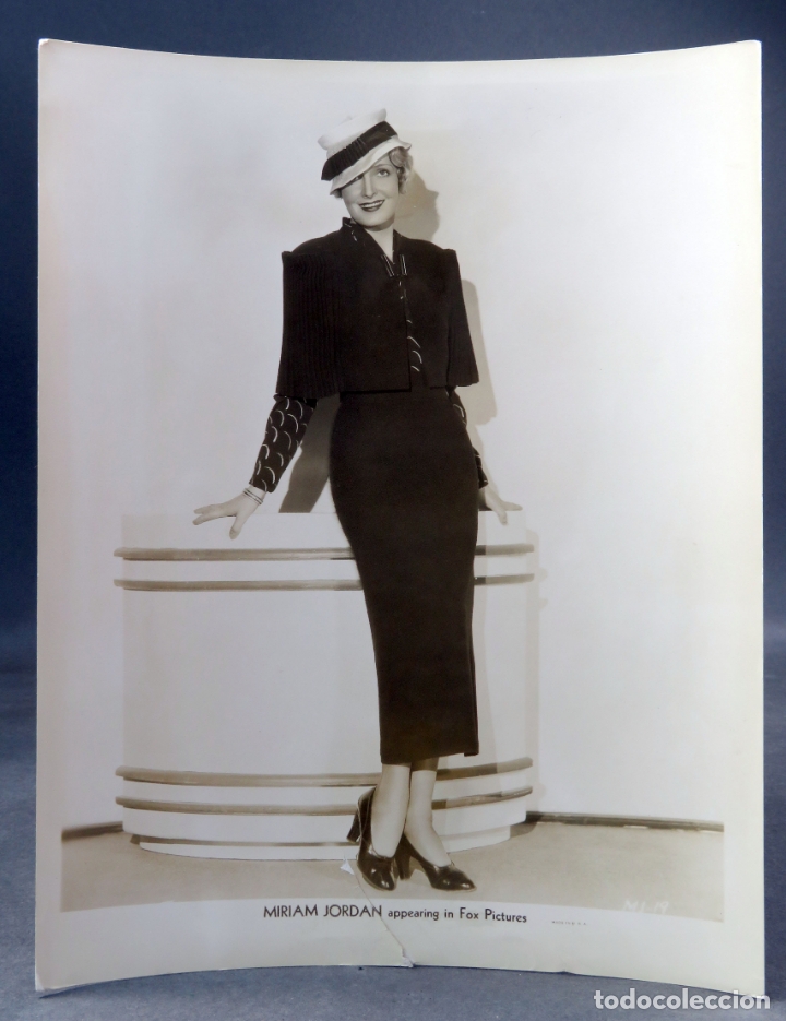 Kino: Foto original prensa Miriam Joedan Fox Pictures a&ntilde;os 30 26 cm x 20 cm