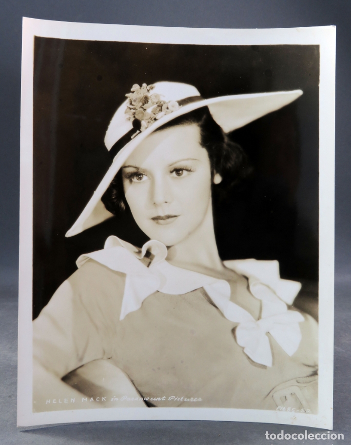 Cine: Foto original prensa Helen Mack Paramount  a&ntilde;os 30 26 cm x 20 cm