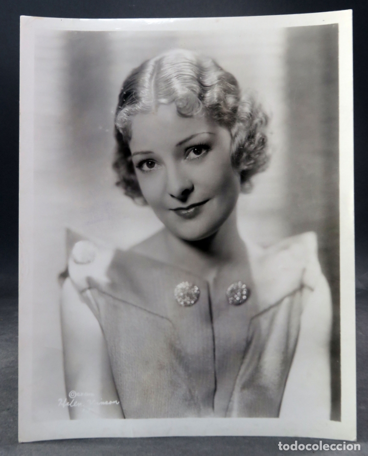 Kino: Foto original prensa Helen Winson Columbia Cifesa a&ntilde;os 30 26 cm x 20 cm