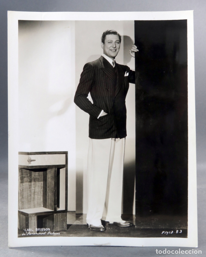 Cine: Foto original prensa Carl Brisson Paramount a&ntilde;os 30 26 cm x 20 cm