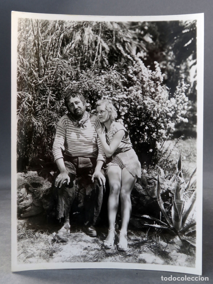 Kino: Foto original prensa rodaje Hollywood a&ntilde;os 30 26 cm x 20 cm