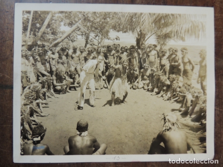 Cine: White Shadows in the South Seas - foto original b/n - monte blue Robert J. Flaherty