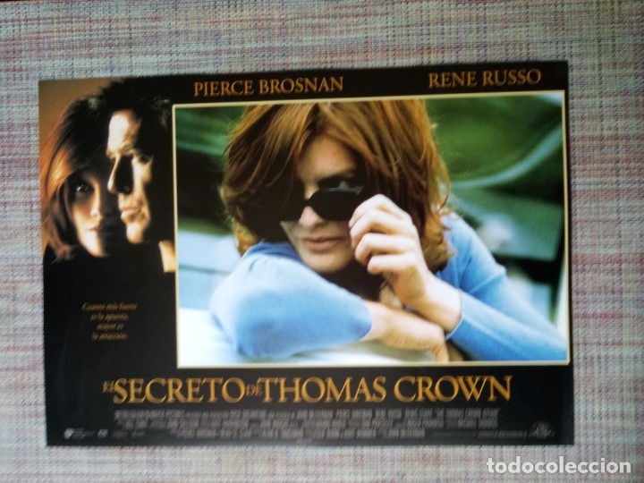 Cine: FOTOCROMOS DE PEL&Iacute;CULAS. EL SECRETO DE THOMAS CROWN. PIERCE BROSNAN. 4 UNIDADES.
