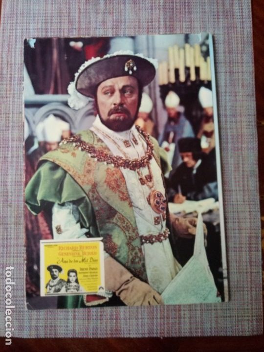 Cine: FOTOCROMOS DE PEL&Iacute;CULA. ANA DE LOS MIL D&Iacute;AS, RICHARD BURTON, COMPLETO.12 UNIDADES.