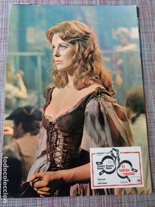 Cine: FOTOCROMOS DE PEL&Iacute;CULA. EL LADR&Oacute;N REBELDE. TOMMY STEELE, COMPLETO 12 UNIDADES.