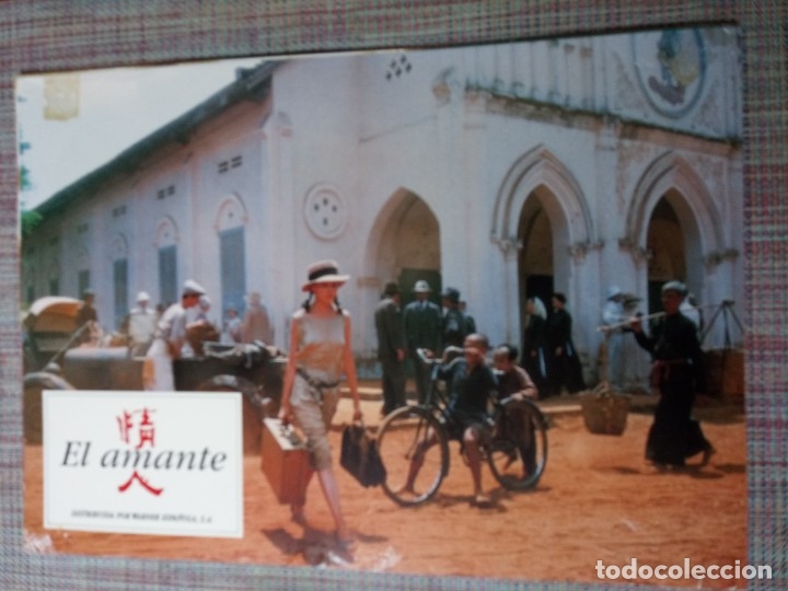 Cine: FOTOCROMOS DE PEL&Iacute;CULA. EL AMANTE, COMPLETO 12 UNIDADES.
