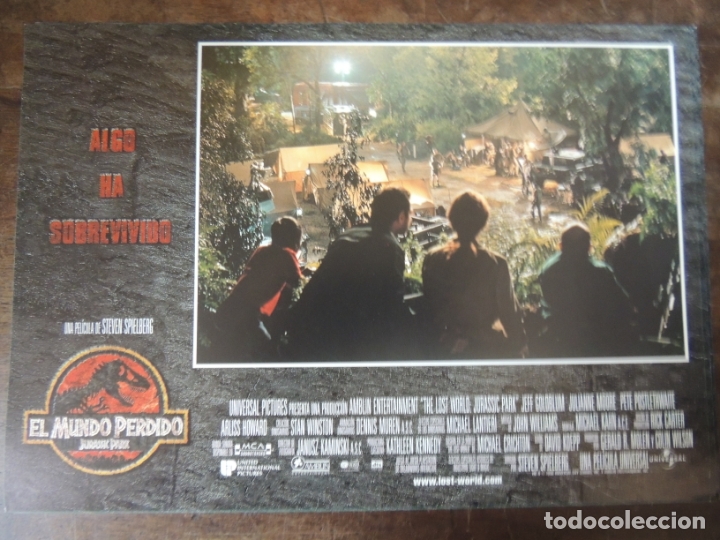 Cine: jurassic park el mundo perdido - fotocromo original - steven spielberg the lost world