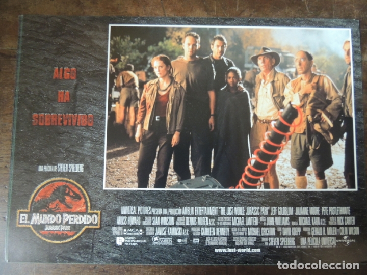 Cine: jurassic park el mundo perdido - fotocromo original - steven spielberg the lost world