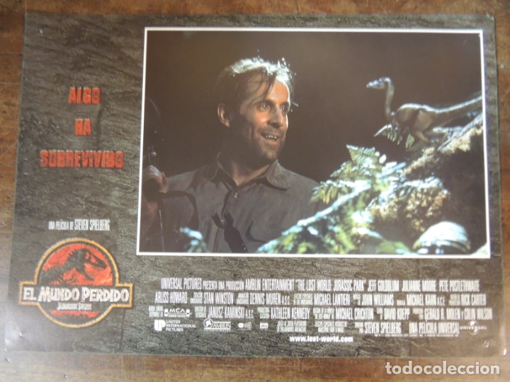 Cine: jurassic park el mundo perdido - fotocromo original  steven spielberg the lost world p postlethwaite