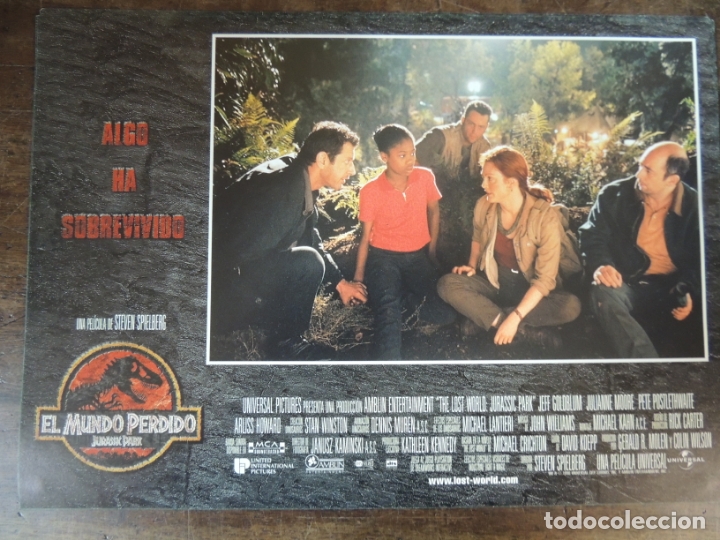 Cine: jurassic park el mundo perdido - fotocromo original steven spielberg the lost world julianne moore