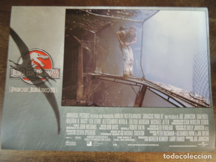 Cine: jurassic park 3 III - fotocromo original steven spielberg joe johnston alessandro nivola