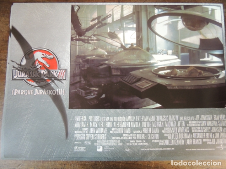 Cine: jurassic park 3 III - fotocromo original steven spielberg joe johnston