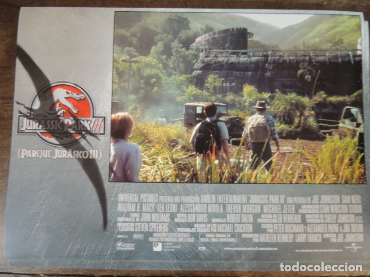 Cine: jurassic park 3 III - fotocromo original steven spielberg joe johnston