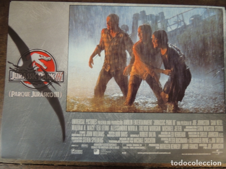 Cine: jurassic park 3 III - fotocromo original steven spielberg joe johnston tea leoni sam neill