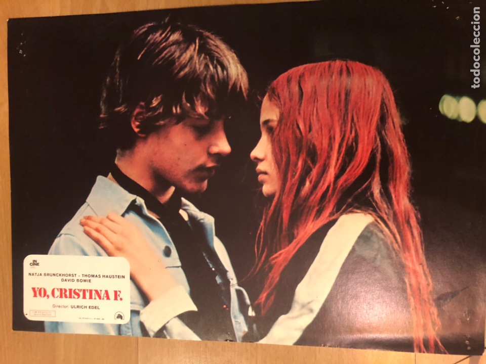 Cine: Fotocromo yo Cristina f.david bowie 34x24 cm