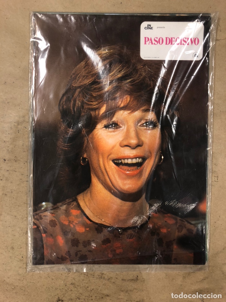 Cine: PASO DECISIVO (1978). LOTE DE 12 FOTOCROMOS (SET COMPLETO) DE LA PEL&Iacute;CULA. 24 x 34 Cms.