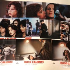 Cine: ROJO CALIENTE (1985). LOTE DE 10 FOTOCROMOS (SET COMPLETO). LINDA BLAIR, SYLVIA KRISTEL,... Lote 175334312