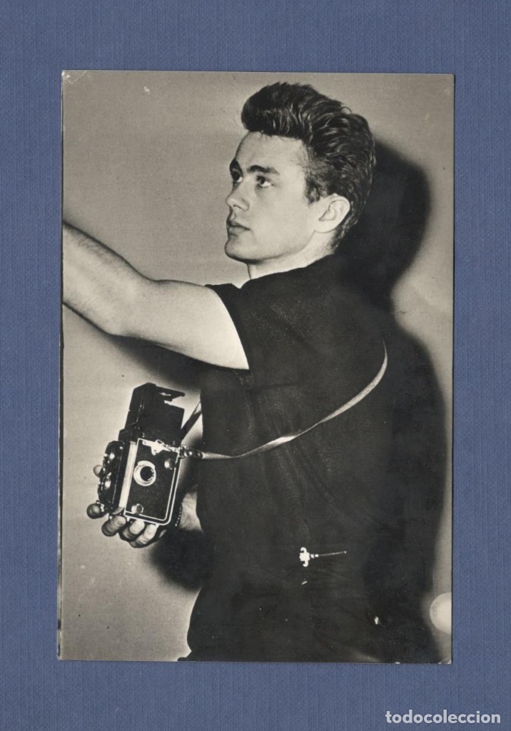 Cine: FOTO POSTAL: 283/6674 JAMES DEAN EN FILM: REBELDE SIN CAUSA (WARNER BROSS) - ARCHIVO BERMEJO