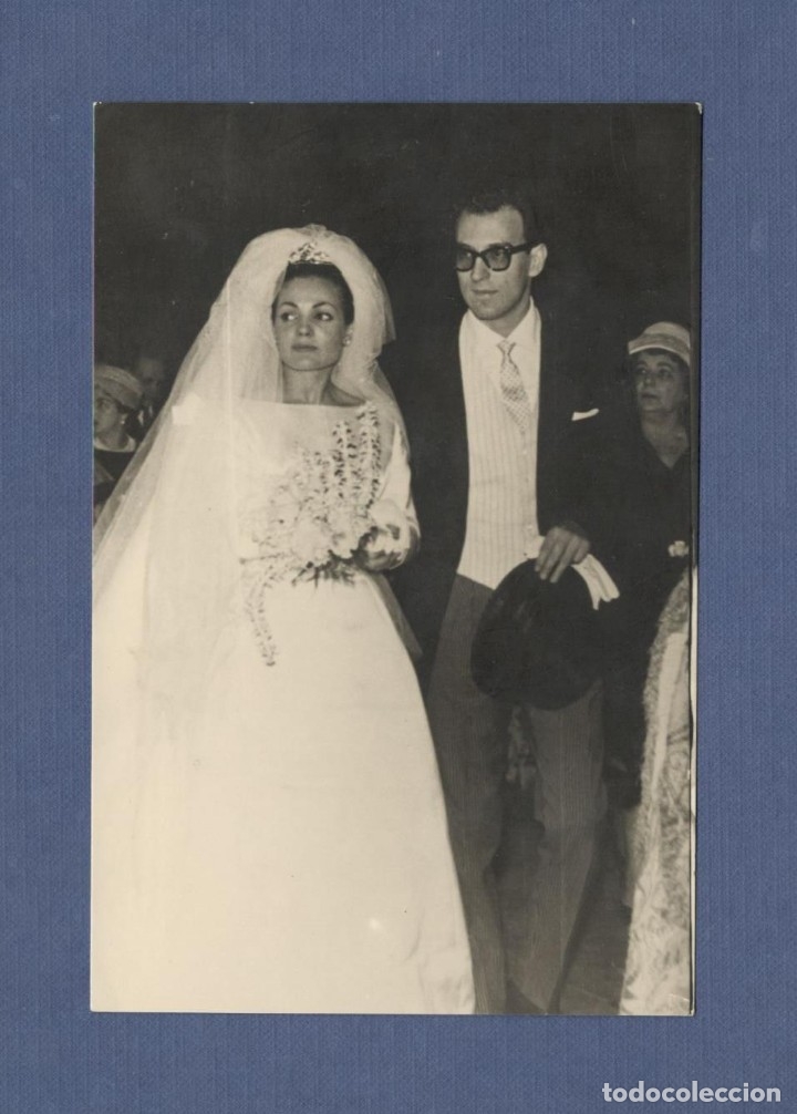 Cine: FOTO POSTAL: 504 CARMEN SEVILLA y AUGUSTO ALGUERO (BODA)